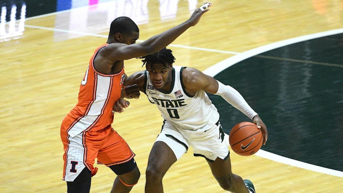 Spartans aggression, free throw woes halt Illini win streak, 81-72