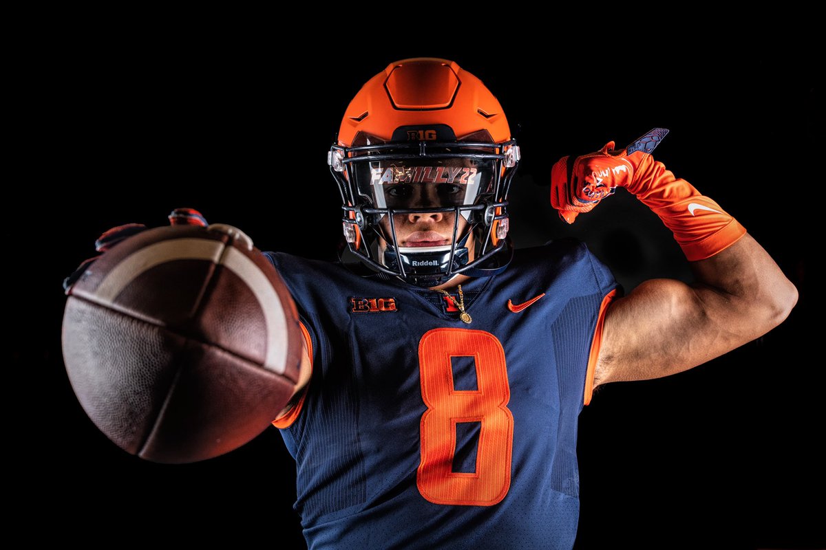 Illini Freshman WR Shawn Miller Out For Remainder of 2022 Season