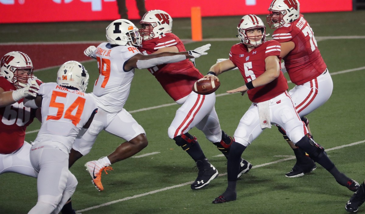 Illini Trying To Embrace Possible Rematch vs. Wisconsin QB Graham Mertz