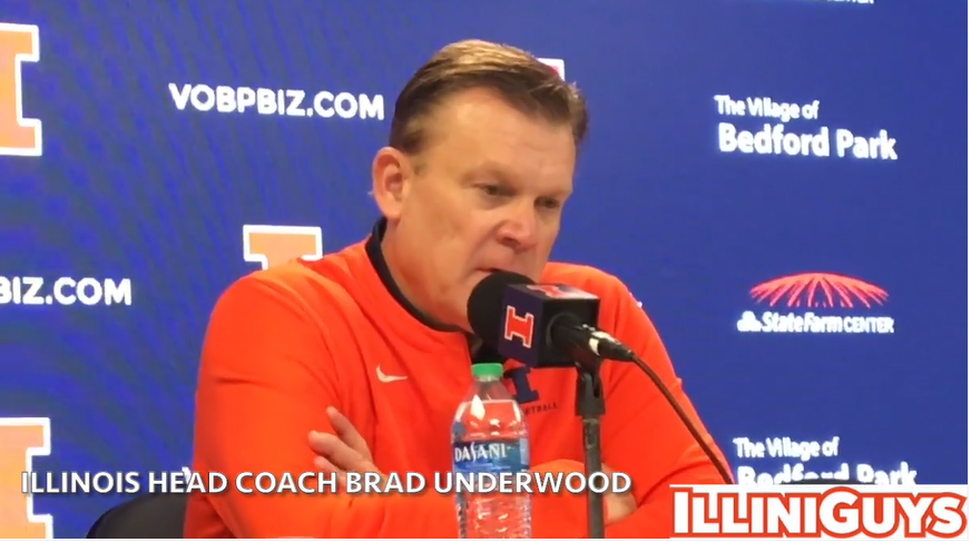 Watch: Illini coach Brad Underwood talks about win over Notre Dame