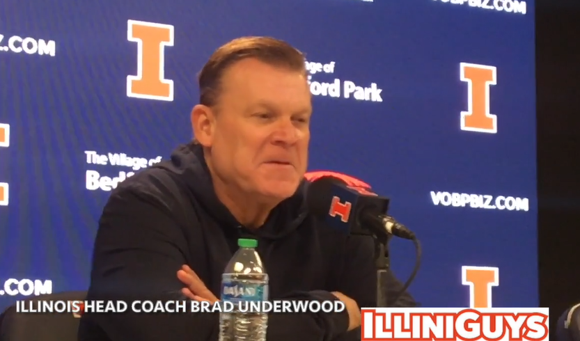 Watch: Illini coach Brad Underwood talks about matching up with Notre Dame