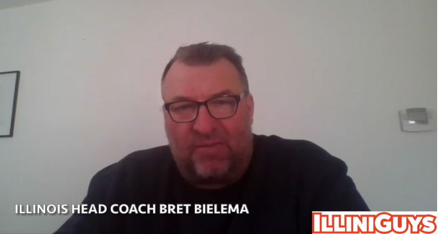 Watch: Illini Coach Bret Bielema Talks Prior To Northwestern Game