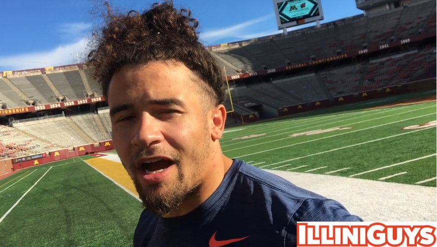 Watch: Illini offensive players talk about the big win at #20 Minnesota