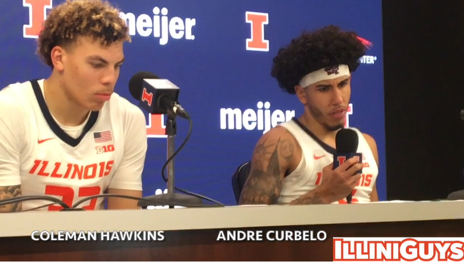 Watch: Coleman Hawkins & Andre Curbelo talk after Arkansas State win