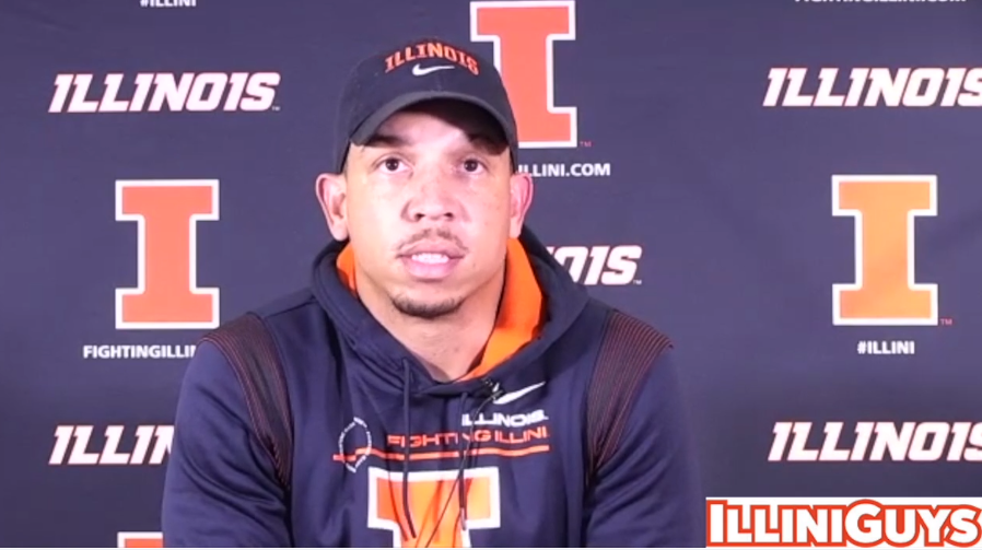 Watch: Illini Defensive Coordinator Ryan Walters talks prior to Northwestern game