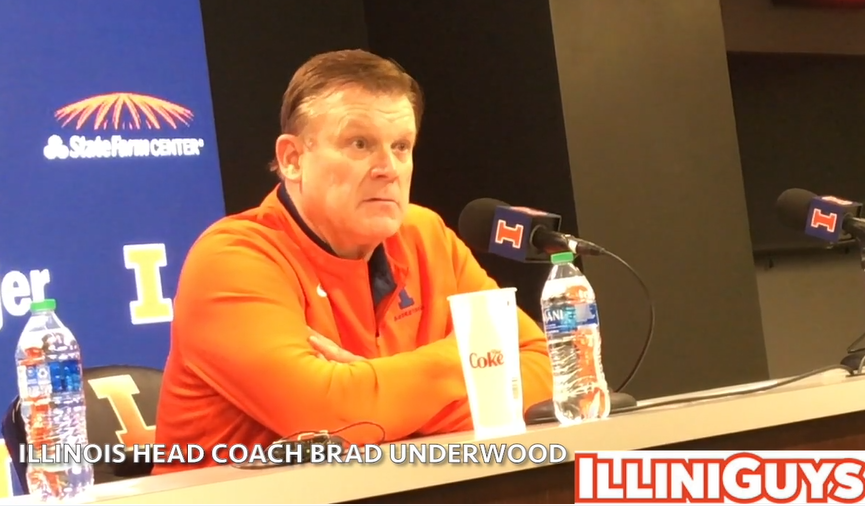 Watch: Illini coach Brad Underwood talks after the loss to Arizona