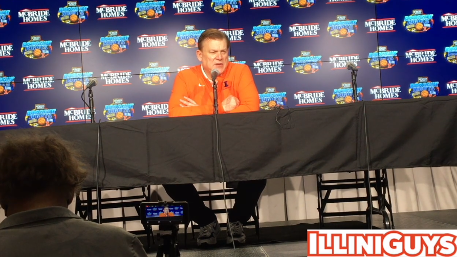 Watch: Illini coach Brad Underwood talks about rout of Mizzou