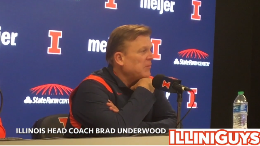 Watch: Illini coach Brad Underwood's postgame press conference after Rutgers win