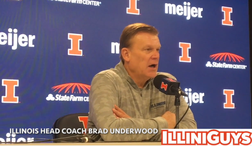 Watch: Illini coach Brad Underwood talks about the Big Ten opener vs. Rutgers