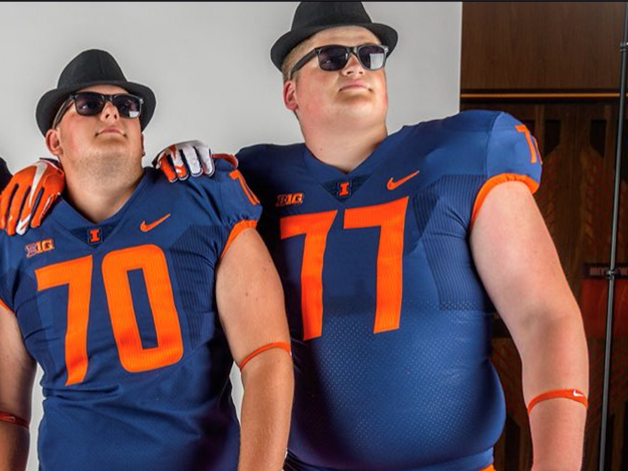 Future of Bielema’s Illini Defined By Freshmen Offensive Line Body Transformations 