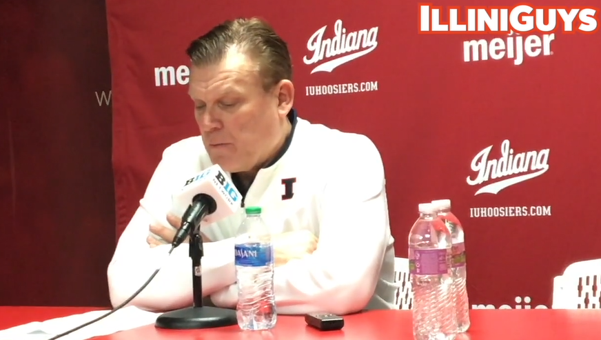 Watch: Illinois coach Brad Underwood talks about beating Indiana for the 4th straight time