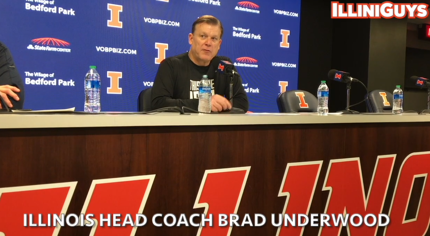 Watch: Illini coach Brad Underwood talks about the big win over #11 Wisconsin