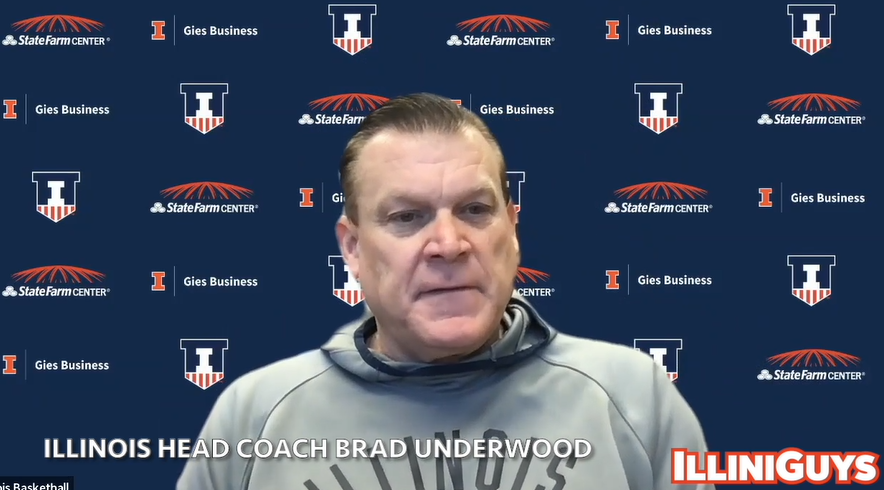 Watch: Illini coach Brad Underwood talks ahead of Sunday's home game vs. Northwestern