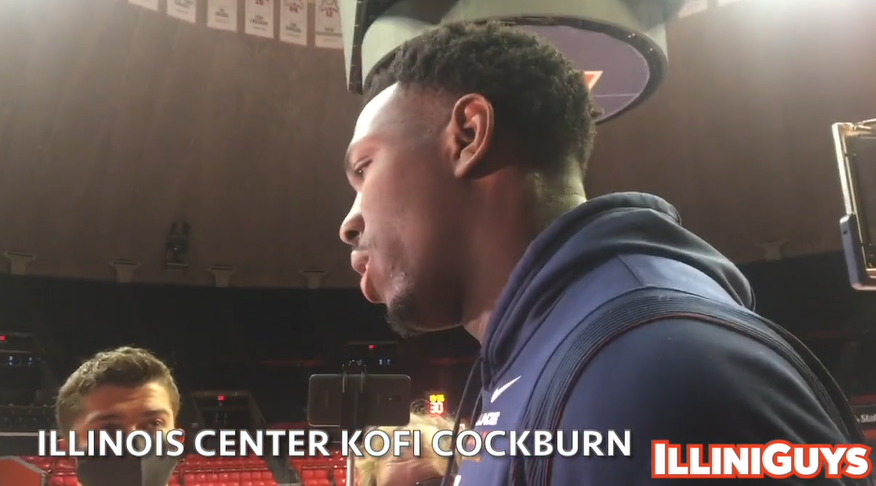 Watch: Illini center Kofi Cockburn talks about Wednesday night's matchup with Wisconsin