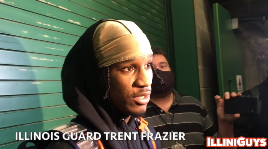 Watch: Illini guard Trent Frazier talks after Saturday's win at Michigan State