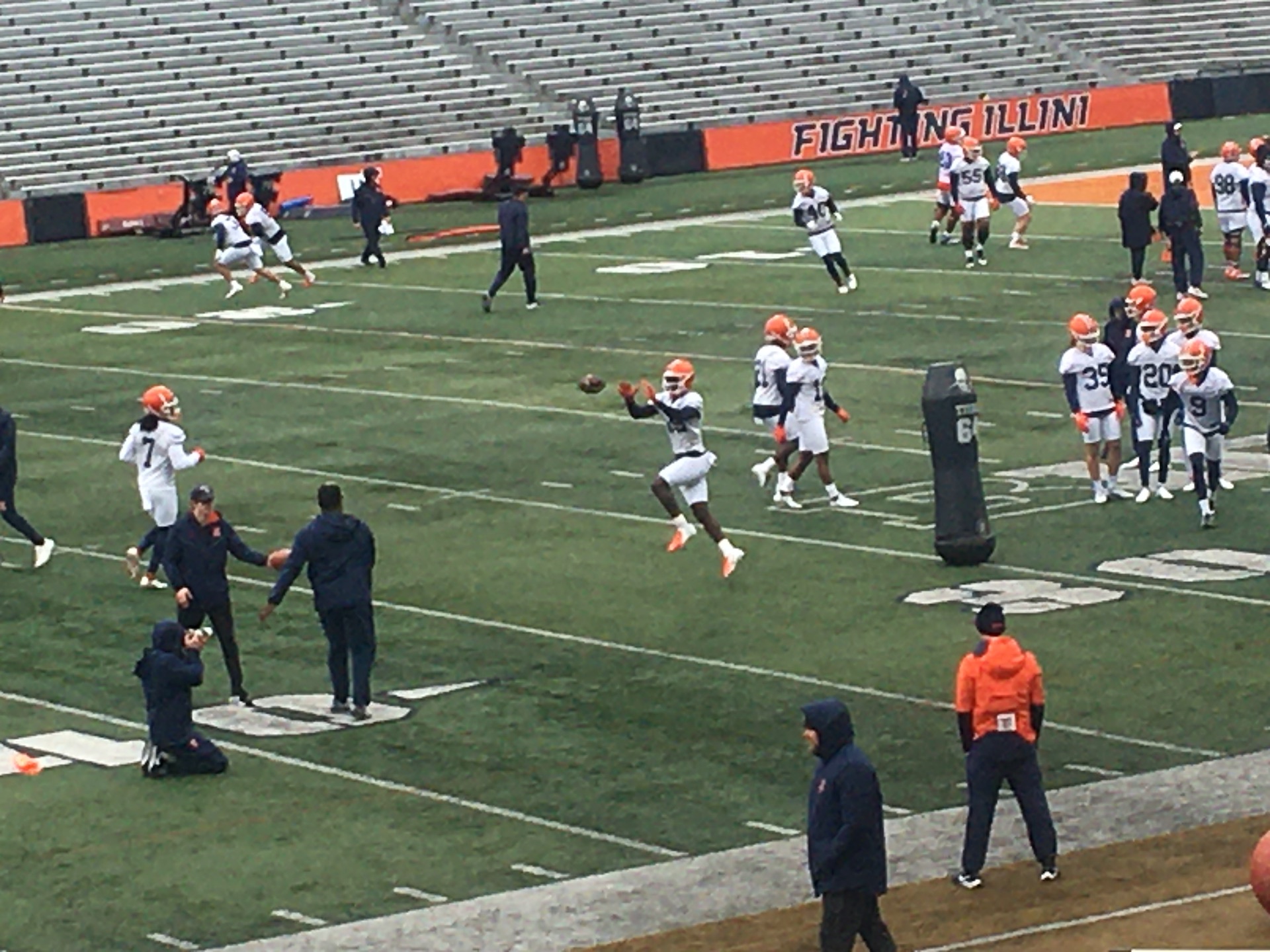 Practice Report No. 2: Art Sitkowski Still Not Allowed to Throw; Illini Adjusting to Speed of Barry Lunney’s Offense