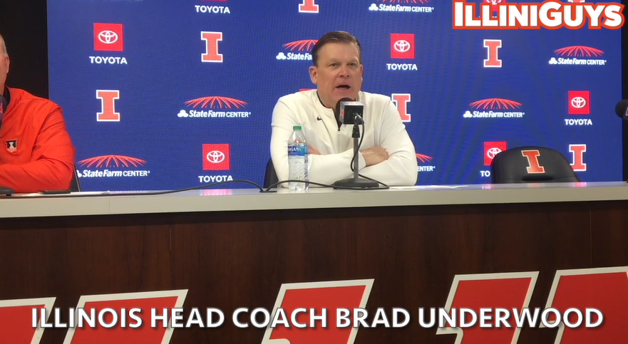 Watch: Illini coach Brad Underwood talks after win over Penn State
