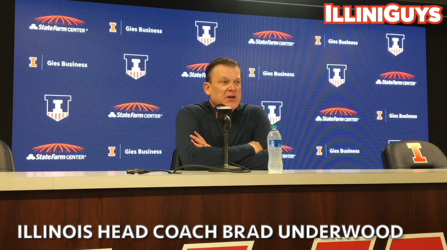 Watch: Illini coach Brad Underwood talks about Senior Night & facing #24 Iowa