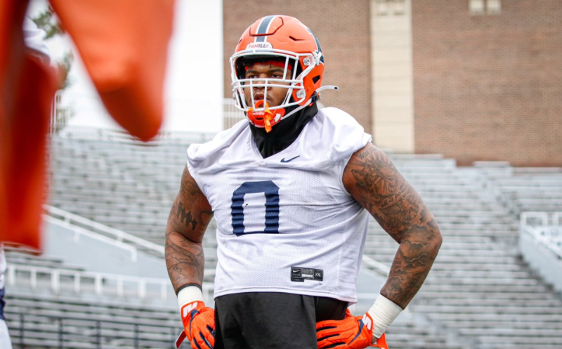 Illinois Spring Practice Report No. 4 - Illini Trying to Find New Leaders at OLB; Bielema Will Hold First Closed Scrimmage Saturday