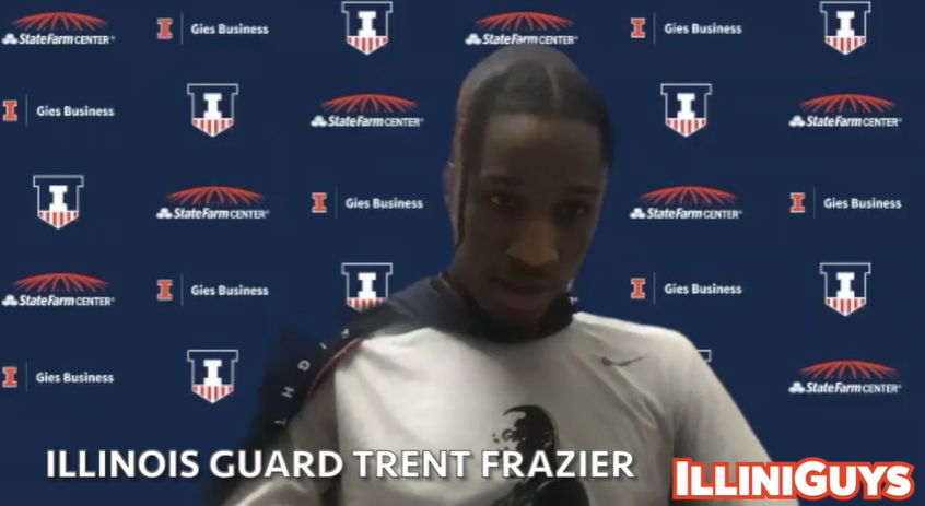 Watch: Illini senior Trent Frazier talks about the challenges ahead at the Big Ten tournament