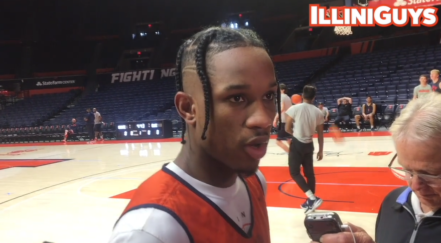 Watch: Illini seniors Alfonso Plummer, Da'Monte Williams, & Trent Frazier talk about facing Iowa on Senior Night