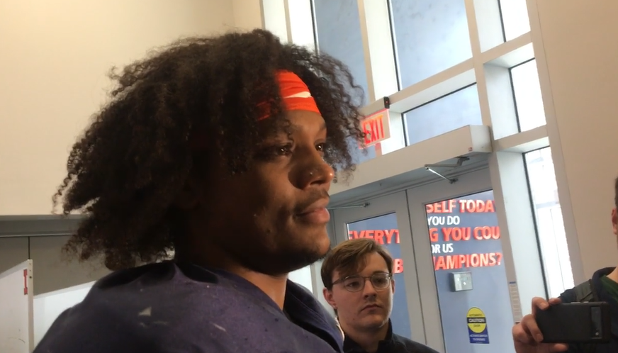 Watch: Illini OL Julian Pearl talks after 2nd spring scrimmage