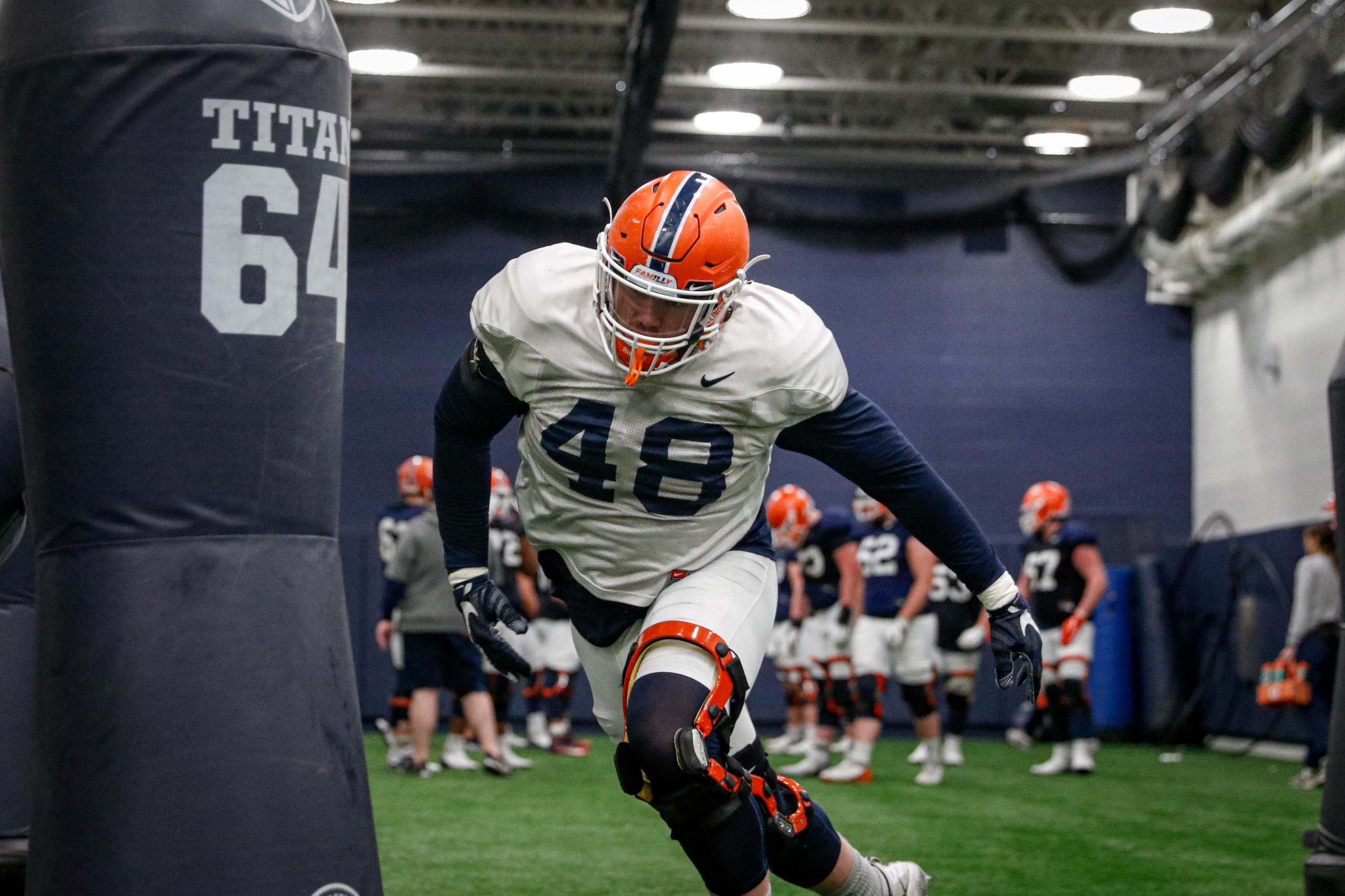 Illini Spring Football Practice Report No. 11 - Randolph’s Injury Gives Bryce Barnes Opportunity at DE 