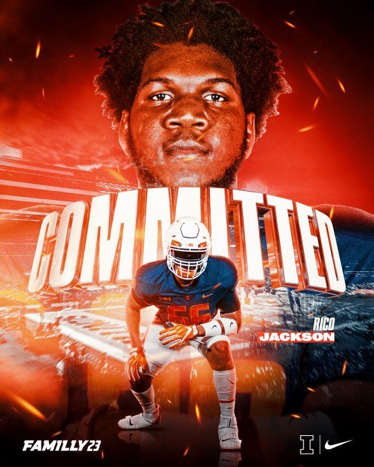 Florida OT Rico Jackson Becomes Illini’s Fifth 2023 Verbal Commitment