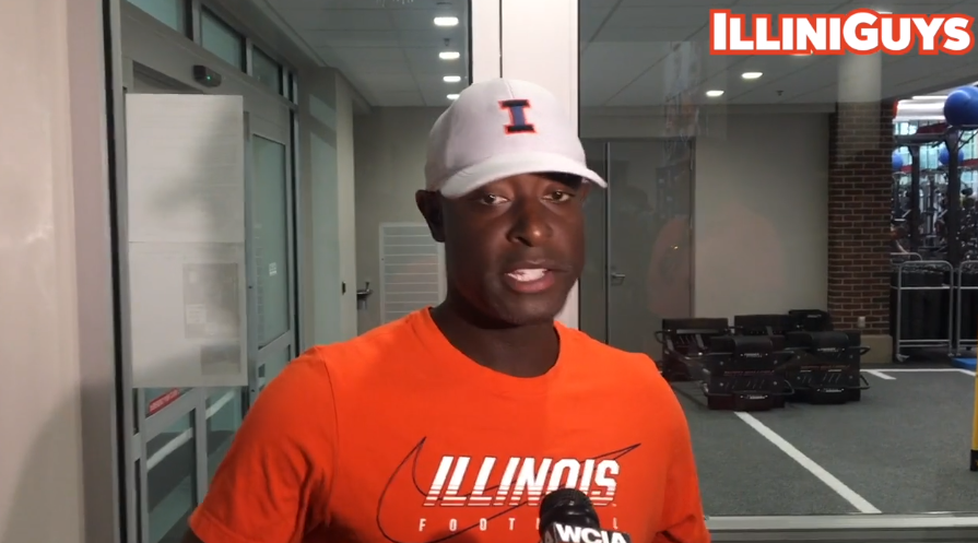 Cory Patterson works with new coaching staff, position group in year four  with Illini - The Daily Illini