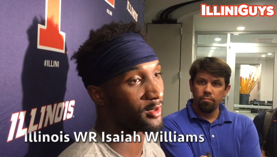 Illini players talk about the preseason's first scrimmage