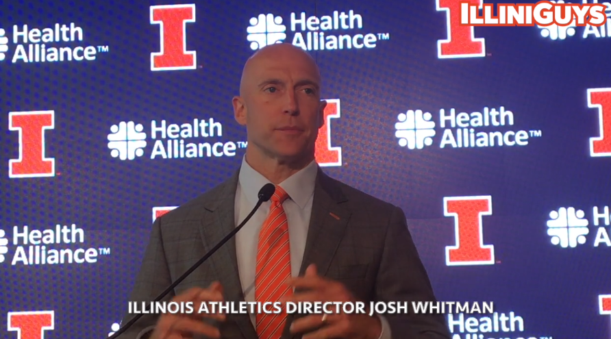 Watch: Illinois Athletic Director Josh Whitman Addresses Reporters