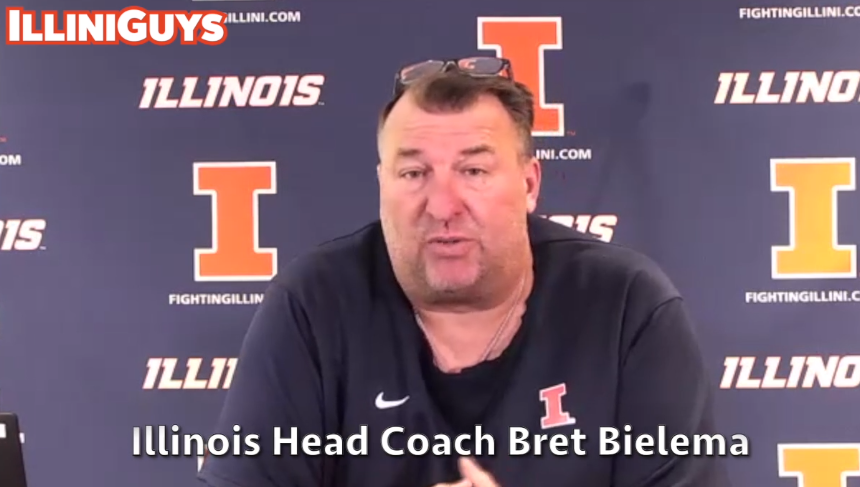 Watch: Illini coach Bret Bielema gives a bye week update