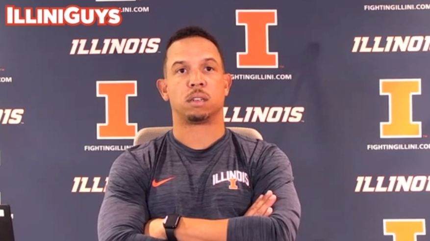 Watch: Illini Defensive Coordinator Ryan Walters talks during bye week