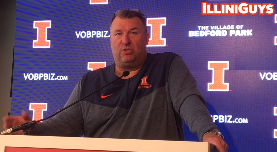 Watch: Illini head coach Bret Bielema's Nebraska week presser