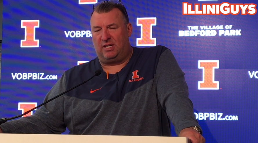 Watch: Bret Bielema's weekly news conference for Minnesota week