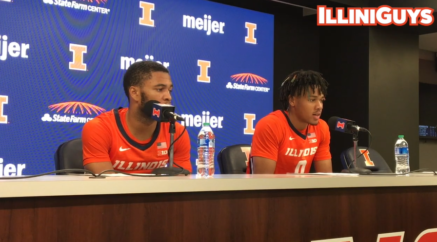 Watch: Illini's Jayden Epps & Terrance Shannon Jr. talk about Monmouth win