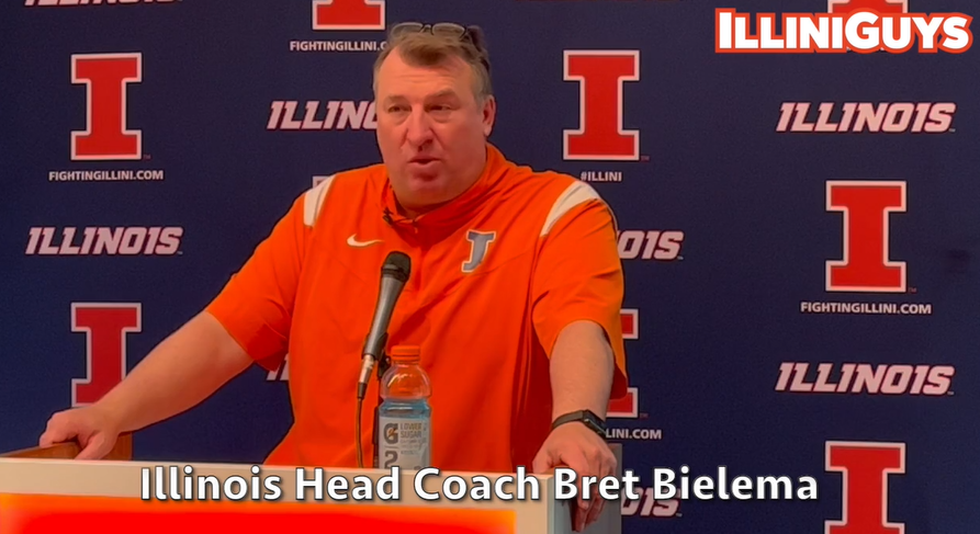 Watch: Illini coach Bret Bielema talks about National Signing Day