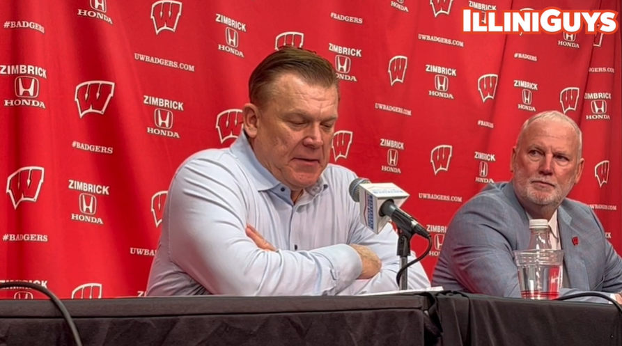 Watch: Illini coach Brad Underwood talks about the road win over Wisconsin