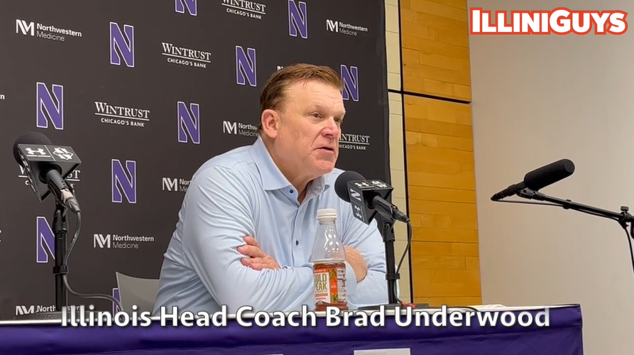 Watch: Illini coach Brad Underwood talks about the Northwestern loss