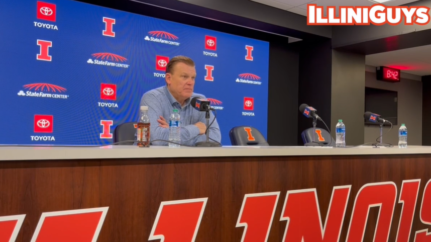 Watch: Illini coach Brad Underwood post-game conference after Ohio State win