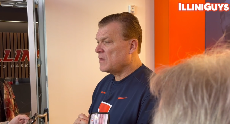 Watch: Illini coach Brad Underwood previews game at Wisconsin