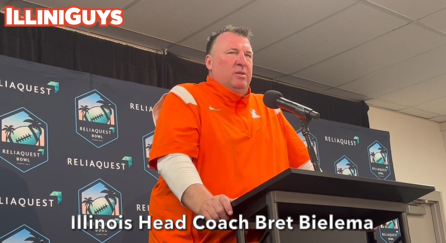 Watch: Illini coach Bret Bielema's Mississippi State postgame news conference