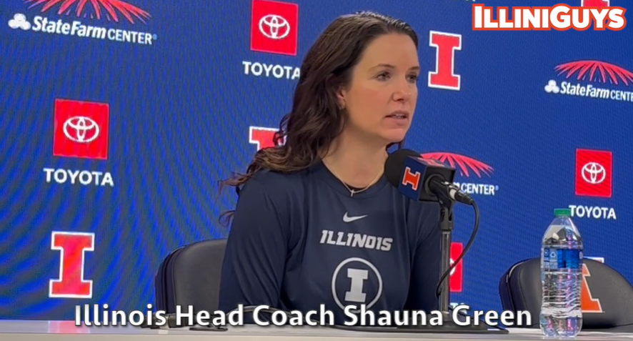 Watch: Illini coach Shauna Green talks about Purdue loss