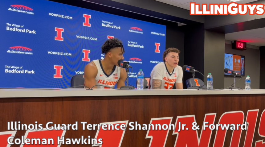 Watch: Terrence Shannon Jr. & Coleman Hawkins talk about Ohio State win