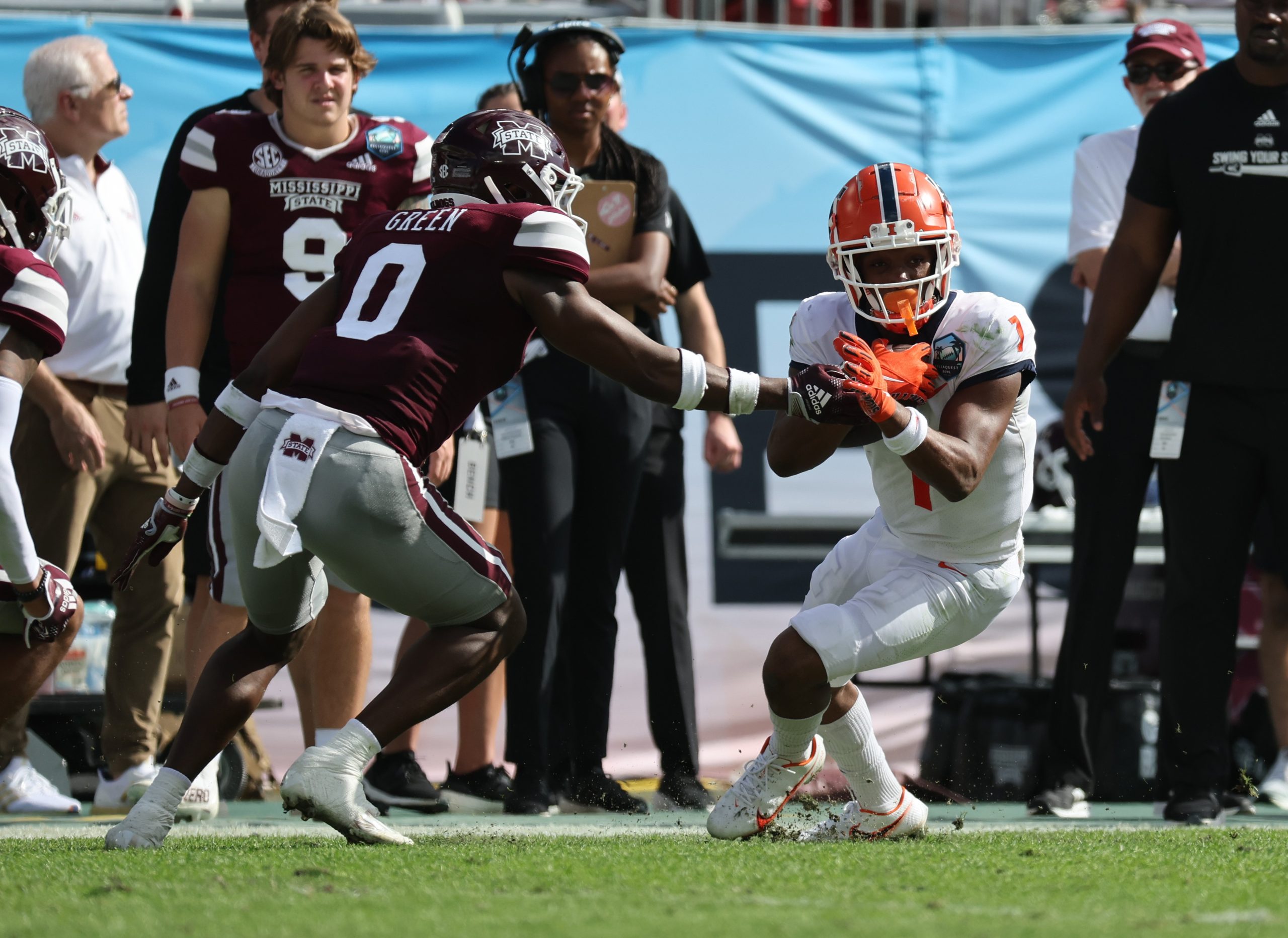 Isaiah Williams’ Breakout Performance Leads to Career-High 114 yards for Illini’s ReliaQuest Bowl Loss