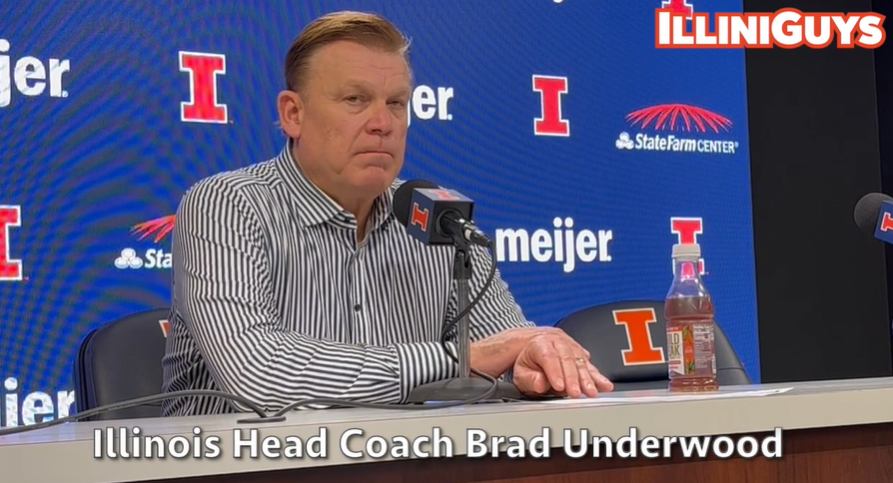 Watch: Illini coach Brad Underwood's Northwestern postgame press conference