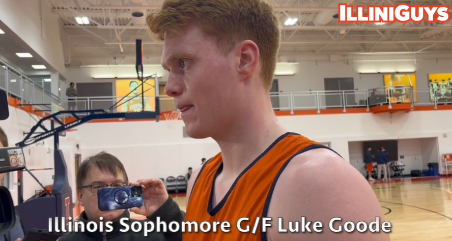 Watch: Illini forward Luke Goode talks prior to Indiana game