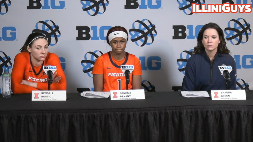 Watch: Illini women postgame after Maryland loss