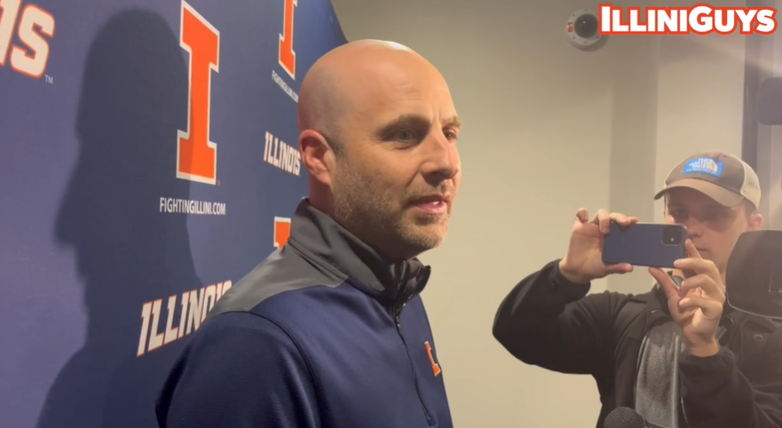 Watch: Illini offensive coordinator Barry Lunney Jr. gives an update (March 31st)