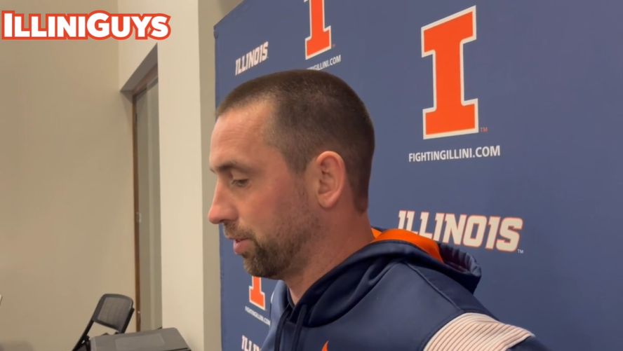 Watch: Illini special teams coach Robby Discher answers questions